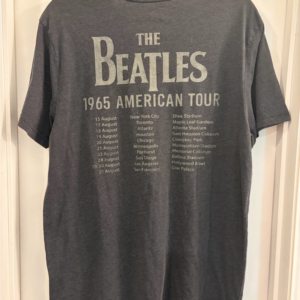 The Beatles Gray Short Sleeve Tee - Picture 3 of 4